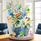 80-Piece DIY Wooden Summer Ornaments to Paint | 10 Styles Blank Beach Cutouts – Watermelon, Surfboard, Slippers, Coconut Tree for Crafts, Hanging Decor & Home Party Supplies